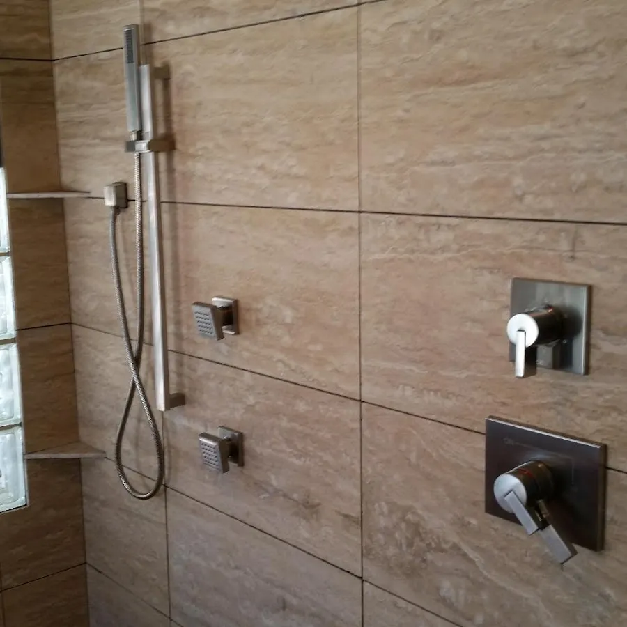 Shower fixture installation for Water Heater Replacement in Center Point